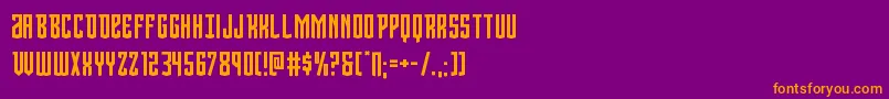 Шрифт Viceroy – оранжевые шрифты на фиолетовом фоне