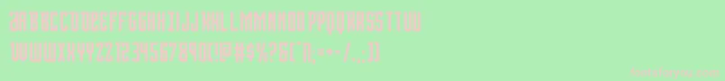 Viceroy Font – Pink Fonts on Green Background