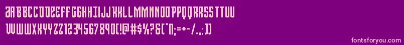 Шрифт Viceroy – розовые шрифты на фиолетовом фоне