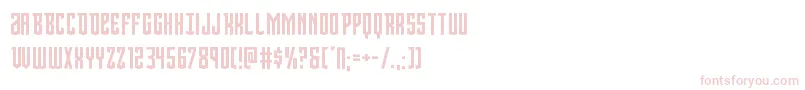 Viceroy-Schriftart – Rosa Schriften auf weißem Hintergrund