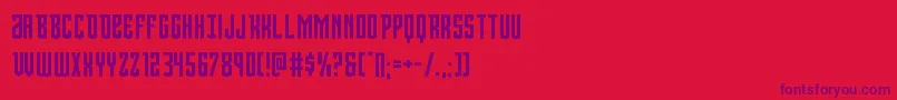 Viceroy Font – Purple Fonts on Red Background