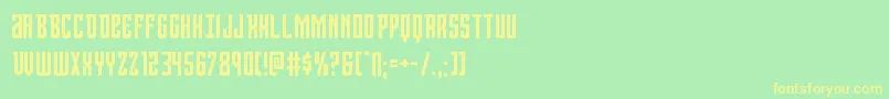 Viceroy Font – Yellow Fonts on Green Background