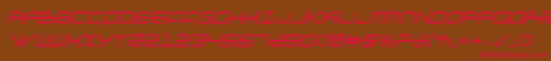 Galgabci Font – Red Fonts on Brown Background