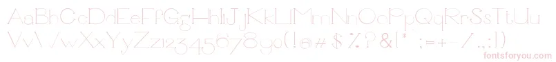 Unbalanced Font – Pink Fonts