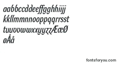 DynagrotesklcBolditalic font – norwegian Fonts