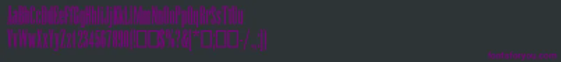 RunicMtCondensed Font – Purple Fonts on Black Background