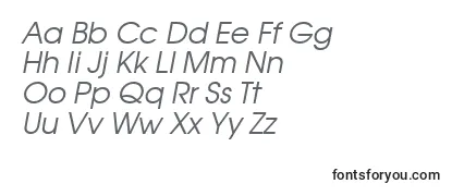 TexGyreAdventorItalic Font