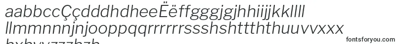 フォントLibrefranklinLightitalic – にゃんじゃフォント