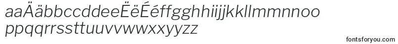 Fonte LibrefranklinLightitalic – fontes macedônias