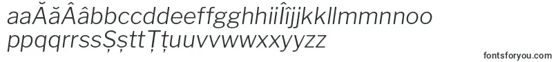 フォントLibrefranklinLightitalic – ルーマニアのフォント