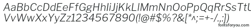 Шрифт LibrefranklinLightitalic – шрифты для Gta San Andreas