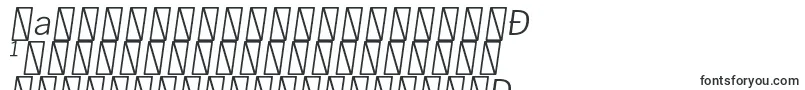 LibrefranklinLightitalic-fontti – kirgisian fontit