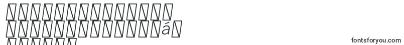 フォントLibrefranklinLightitalic – ビルマ語の文字