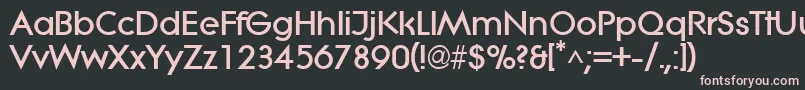 LitheextraboldRegular Font – Pink Fonts on Black Background