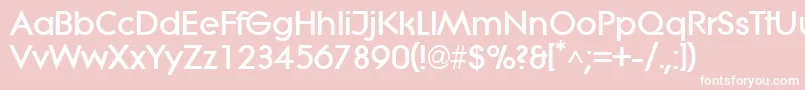 LitheextraboldRegular Font – White Fonts on Pink Background