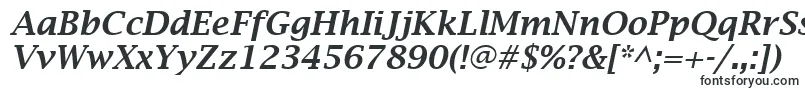 LucidaBrightDemiboldItalic-fontti – Otsikkofontit