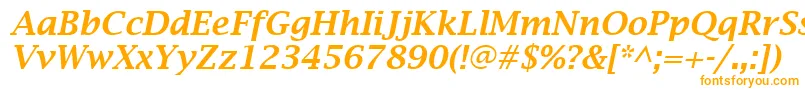 LucidaBrightDemiboldItalic Font – Orange Fonts