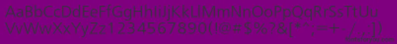 Freesetc Font – Black Fonts on Purple Background