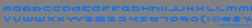 fuente HaloExpanded – Fuentes Azules Sobre Fondo Gris