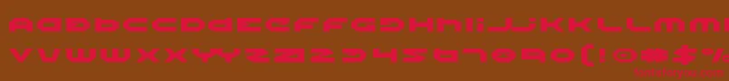HaloExpanded Font – Red Fonts on Brown Background