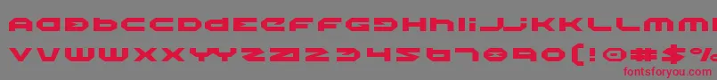 HaloExpanded Font – Red Fonts on Gray Background