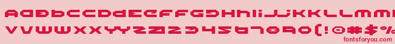 HaloExpanded Font – Red Fonts on Pink Background