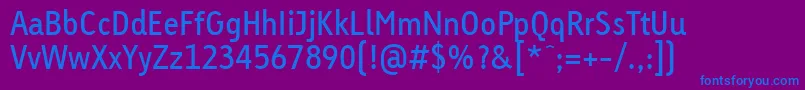 fuente LinotypeTetriaRegularTab – Fuentes Azules Sobre Fondo Morado