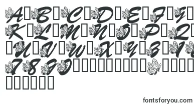 LmsHogleZooFlutterbys font – Fonts Butterflies