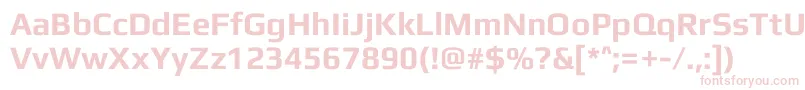 PlayBold Font – Pink Fonts on White Background