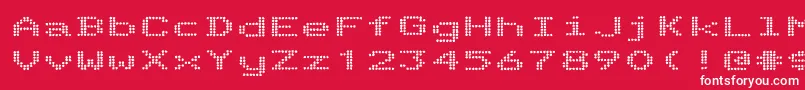 TelidoninkexBold Font – White Fonts on Red Background