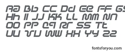Review of the SciFiedXBolditalic Font