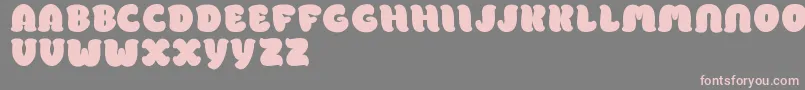 PomporriDemo Font – Pink Fonts on Gray Background