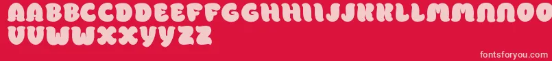 More about PomporriDemo Font PomporriDemo Font – Pink Fonts on Red Background