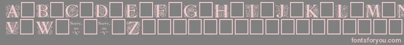 ZallmanRegular Font – Pink Fonts on Gray Background
