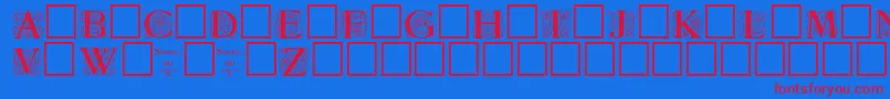 More about ZallmanRegular Font ZallmanRegular Font – Red Fonts on Blue Background