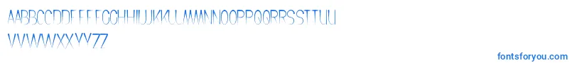Шрифт CrochetPattern – синие шрифты