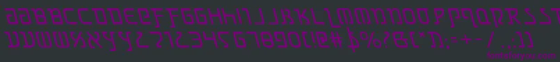 Grimlordleft Font – Purple Fonts on Black Background