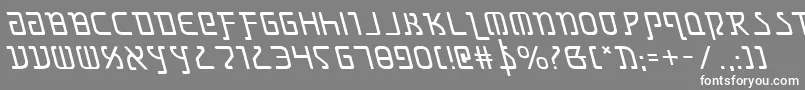 Grimlordleft Font – White Fonts on Gray Background