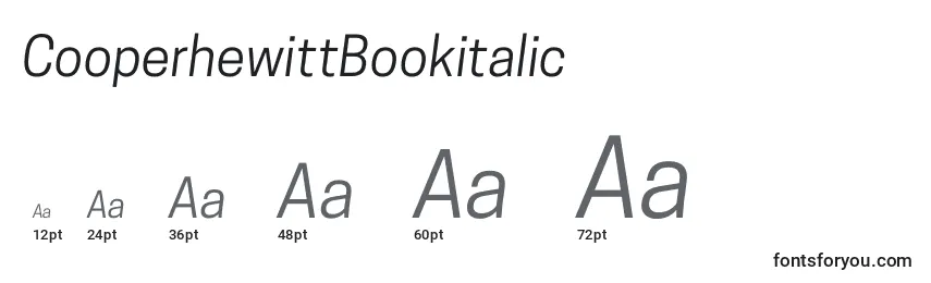 CooperhewittBookitalic Font Sizes