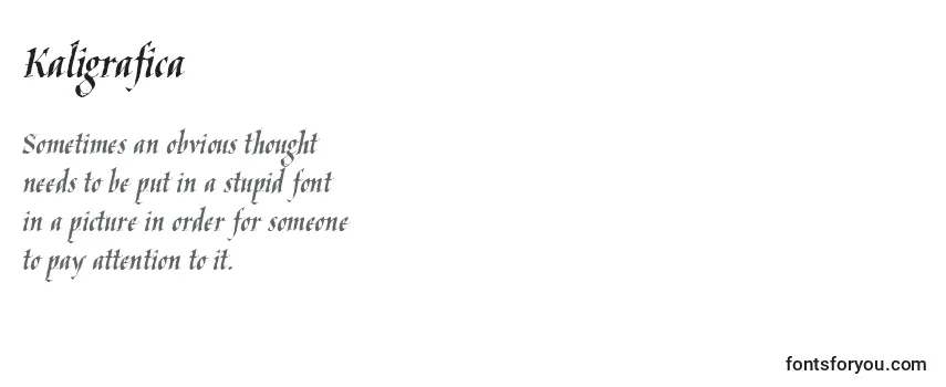 Kaligrafica Font