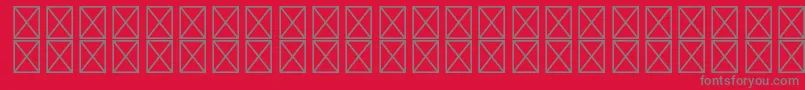 RyotextstdRegular Font – Gray Fonts on Red Background