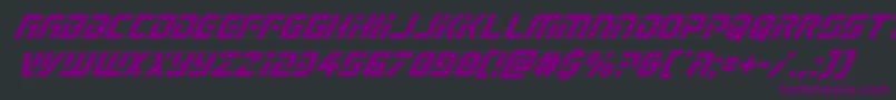 Legiosabinaital Font – Purple Fonts on Black Background