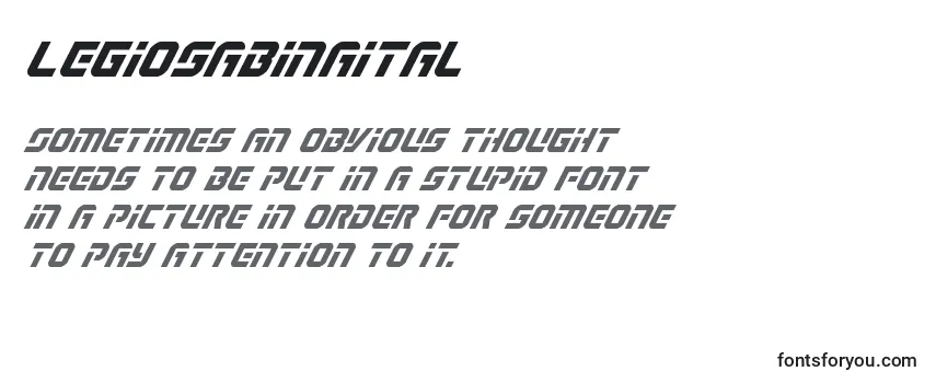 Legiosabinaital Font