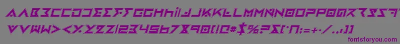 En savoir plus sur la police IronCobraProItalic Police IronCobraProItalic – polices violettes sur fond gris