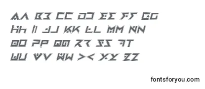 Обзор шрифта IronCobraProItalic