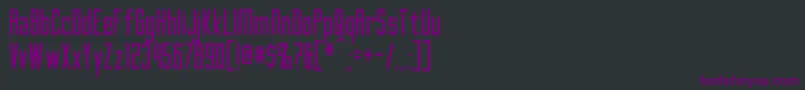 フォントGothamNights – 黒い背景に紫のフォント