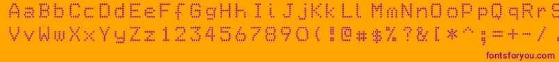Подробнее о шрифте Epson2 Шрифт Epson2 – фиолетовые шрифты на оранжевом фоне