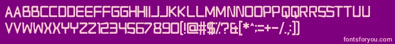 RelapseIntoMadness Font – Pink Fonts on Purple Background