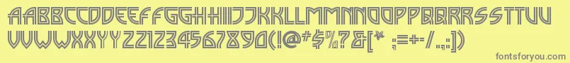More about Madisonsquarenf Font Madisonsquarenf Font – Gray Fonts on Yellow Background