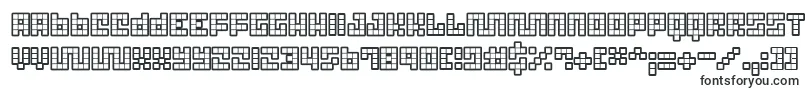 Шрифт TrickBlueprint – странные шрифты